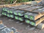 Betonnen gebruikte spoorbielzen, Weidegang, 4 paarden of pony's of meer