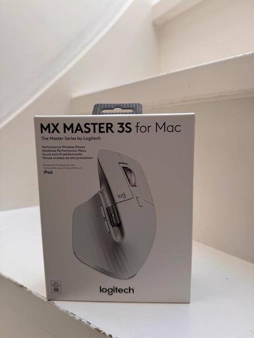 NEW | Logitech MX Master 3S for Mac – Pale Grey, Computers en Software, Muizen, Nieuw, Muis, Draadloos, Ophalen of Verzenden