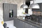 Showroom keuken BEDA Fantasia kleur Bruchiato afwerking 3-d, Ophalen, Bruin, Overige typen, Met kookeiland