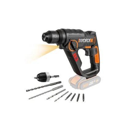 Worx klopboorhamer WX390.9 20V (zonder accu), Doe-het-zelf en Verbouw, Gereedschap | Boormachines