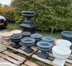 Betonnen bloempotten - 40x40cm - diverse kleuren - OP=OP €40, Tuin en Terras, Bloempotten, Ophalen, 40 cm of meer, Rond, Nieuw