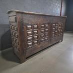 Vintage Spaanse brutalist dressoir / buffetkast / kast, Ophalen, 50 tot 70 cm, 100 cm of meer, 105 cm of meer