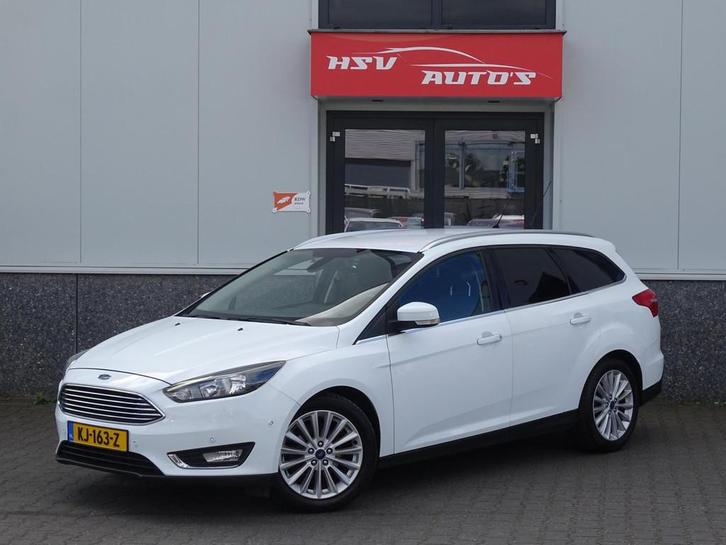 Ford Focus Wagon 1.0 Titanium navi LM 1e eig org NL, Auto's, Ford, Bedrijf, Te koop, Focus, ABS, Airbags, Airconditioning, Boordcomputer
