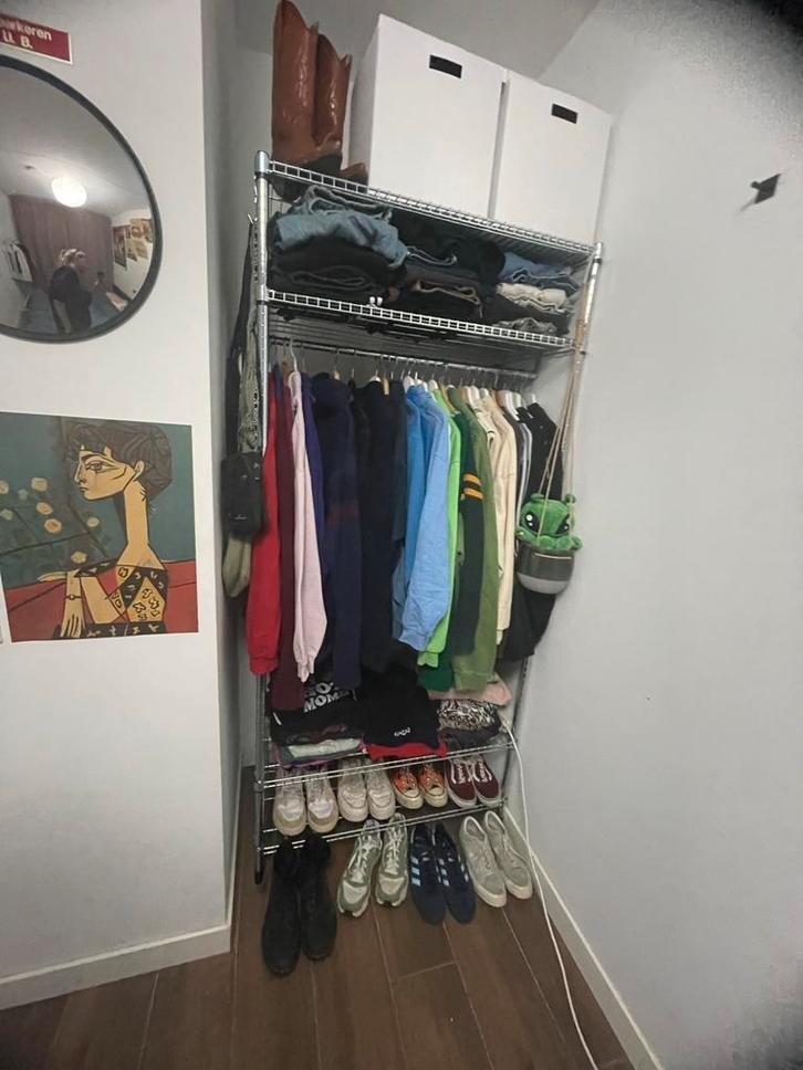 Ikea Omar Kledingkast !, Huis en Inrichting, Kasten | Kledingkasten, Gebruikt, 200 cm of meer, 50 tot 100 cm, 25 tot 50 cm, Met plank(en)