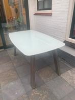 Moderne glazen eettafel, Huis en Inrichting, Tafels | Eettafels, Ophalen, 50 tot 100 cm, Vijf personen of meer, 150 tot 200 cm