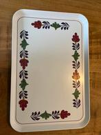 Boerenbont dienblad Mebel Italy., Ophalen of Verzenden, Zo goed als nieuw, Rechthoekig, Hout