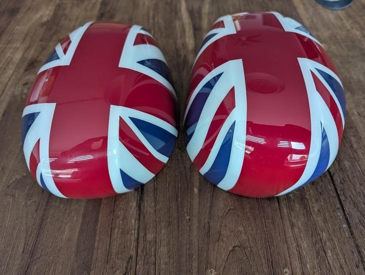 Mini F-series Union Jack spiegel kappen, Auto-onderdelen, Spiegels, Mini, Nieuw, Ophalen of Verzenden