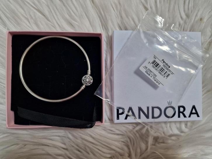 Pandora armband sterling zilver maat 21 Snowflake Clasp Bang, Sieraden, Tassen en Uiterlijk, Armbanden, Nieuw, Zilver, Zilver