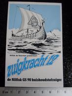 sticker Nilfisk gs 90 huishoud stofzuiger schip noormannen, Verzamelen, Verzenden, Zo goed als nieuw, Merk