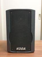 KODA PA9008 PROFFESIONAL SPEAKERSET MAXIMAAL 150 WATT., Gebruikt, 120 watt of meer, Front, Rear of Stereo speakers, Ophalen
