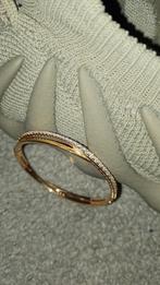 Gouden Armband - edelstaal, Ophalen, Zo goed als nieuw, Goud, Met strass