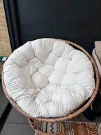 Tuinzitje bruin met witte kussen, Overige materialen, Zo goed als nieuw, Loungeset, Stoel