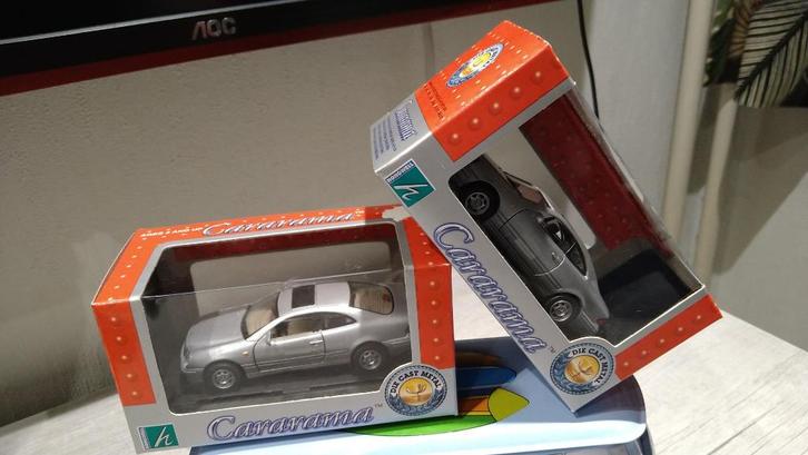 Cararama Mercedes-Benz CLK 320 Coupé Metallic Silver 1:43, Hobby en Vrije tijd, Modelauto's | 1:43, Nieuw, Auto, Overige merken