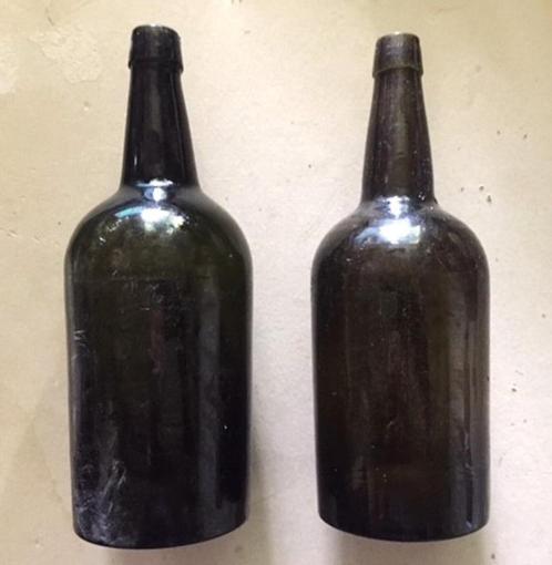 Fles Flessen antiek Whiskey ca 1850 - 1875., Antiek en Kunst, Antiek | Glas en Kristal, Ophalen of Verzenden