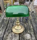 Leuke Notarislamp - retro vintage brocante landelijk, Gebruikt, Ophalen of Verzenden, Glas, Vintage retro