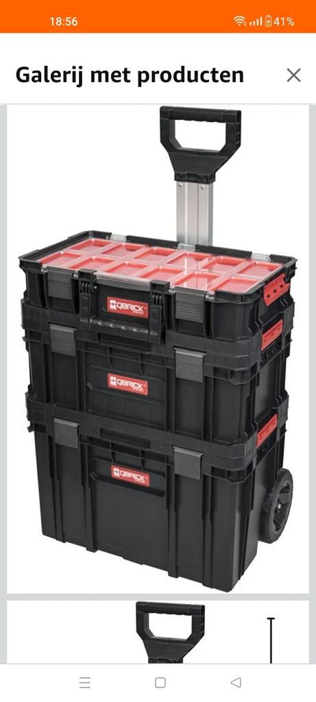 Qbrick system two pro gereedschapswagen/trolley/kar/kist, Doe-het-zelf en Verbouw, Gereedschapskisten, Zo goed als nieuw, Ophalen of Verzenden
