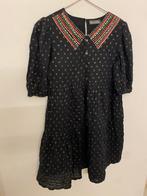 ZWART KATOEN STIPPEN JURK, MAAT: 134, Ophalen of Verzenden, Nieuw, Meisje, Jurk of Rok