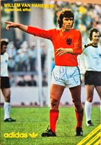 Willem van Hanegem Gesigneerde Kaart, Verzamelen, Ophalen of Verzenden, Gebruikt, Feyenoord, Poster, Plaatje of Sticker