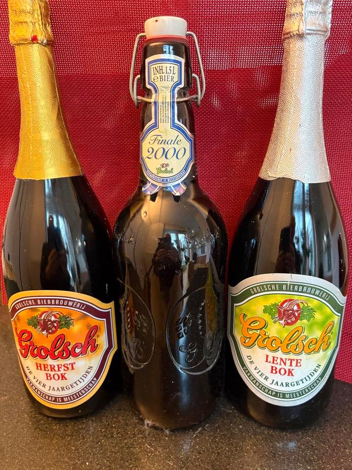 Grolsch Bier Flessen Collectie, Verzamelen, Biermerken, Gebruikt, Flesje(s), Grolsch, Ophalen