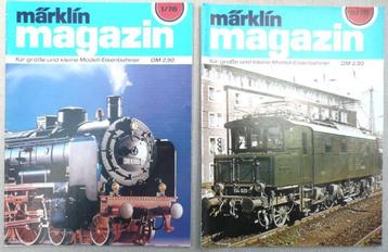 Märklin Magazin 1/78 en 2/78. Duitse taal. beschikbaar voor biedingen