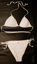 Bikini setje wit met design top maat 38 broekje maat 36, Kleding | Dames, Badmode en Zwemkleding, H&M, Verzenden, Wit, Bikini