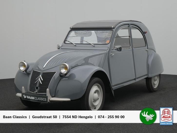 Citroën 2CV AZL 1958 | Concourstaat | Volledig gerestaureer, Auto's, Oldtimers, Bedrijf, Te koop, Citroën, Benzine, Overige carrosserieën