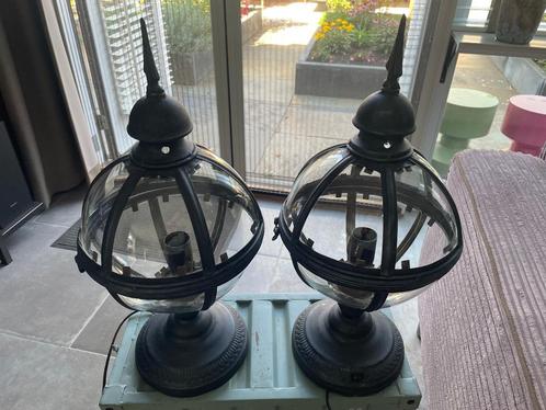 Prachtige Lampen, Huis en Inrichting, Lampen | Tafellampen, Zo goed als nieuw, 50 tot 75 cm, Glas, Metaal, Ophalen of Verzenden