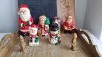 Mooie Vintage Verzameling van 8 Kerstman / Engelen Kaarsen, Overige kleuren, Minder dan 25 cm, Overige materialen, Zo goed als nieuw