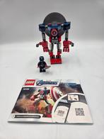 Lego Super Heroes 76168 Captain America Mech Armor, Ophalen of Verzenden, Zo goed als nieuw, Complete set, Lego
