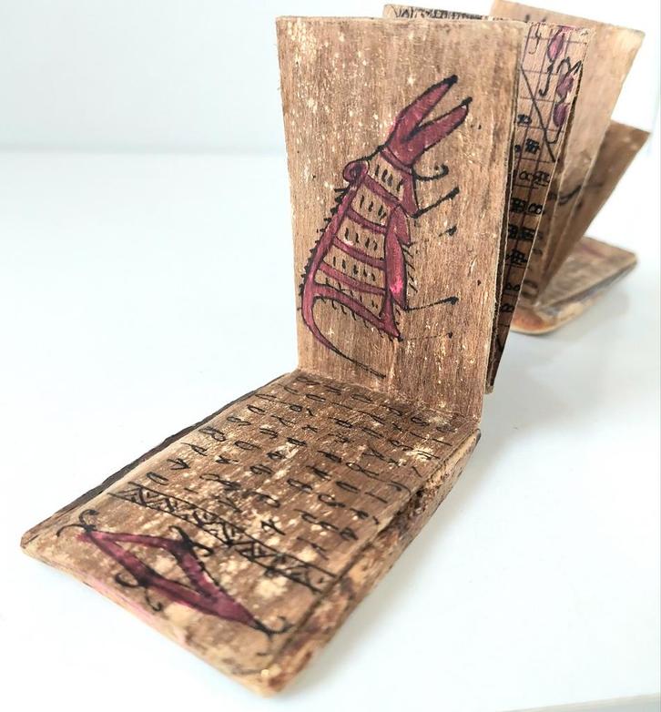 Oud Batak Pustaha magisch boek Sumatra Indonesië, Antiek en Kunst, Kunst | Niet-Westerse kunst, Verzenden