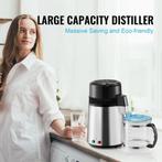 Waterdestilleerder 4L - Gedestilleerd Water Maken, Huis en Inrichting, Keuken | Keukenbenodigdheden, Niet ingevuld, Verzenden