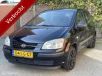 Hyundai Getz 1.1i GL 5deure Stuurbekrachtiging 14 mnd APK, Voorwielaandrijving, 4 cilinders, Zwart, Origineel Nederlands