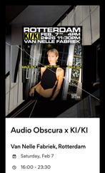 KI/KI x audio obscura van nelle fabriek kiki 7 februari, Eén persoon, Februari