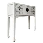 Nieuwe Vintage Chinese sidetable in white Elmwood 100 cm, Ophalen, Pietseweg 13A Oud Gastel, Info@ptmd.nl, Nieuw