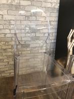 2 x Victoria Ghost barkruk Kartell, door Philippe Starck., Ophalen, Zo goed als nieuw, 60 tot 90 cm