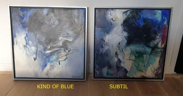 2 x Manon Lith - olieverfschilderij op linnen 2002 beschikbaar voor biedingen