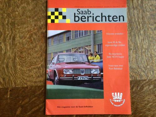 Saab berichten nummer 2 - 2002. Saab 95 en 96., Boeken, Auto's | Folders en Tijdschriften, Zo goed als nieuw, Ophalen of Verzenden