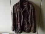 bruin leren jas, Ophalen of Verzenden, Gedragen, Maat 52/54 (L), Bruin