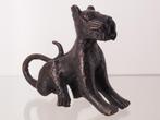 Div obj. 910 gr. Bronzen Benin luipaard, Nigeria (171225-02), Ophalen of Verzenden