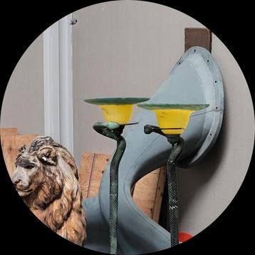 ArtDeco lampen 2x beschikbaar voor biedingen