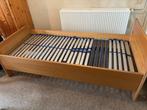 Houten bed nog netjes! Gratis op te halen, Huis en Inrichting, Slaapkamer | Bedden, Gebruikt, 90 cm, Eenpersoons, Bruin