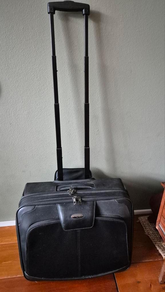 Samsonite laptop trolly rolkoffer hele mooie nette staat, Computers en Software, Laptoptassen, Gebruikt, Trolleytas, Ophalen of Verzenden