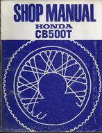 Honda CB500 T shop manual (3618z), Motoren, Handleidingen en Instructieboekjes, Honda