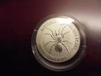 Australie. 1 OZ , fine zilver.  Spin, Spider 2015. Gave munt, Ophalen of Verzenden, Losse munt, Zilver