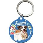 Best friends hond kat sleutelhanger reclame keychain hanger, Verzamelen, Info@deconoord.nl, Deco Noord, Ophalen of Verzenden, Foto of Kaart
