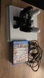 Playstation 4 slim 500gb, Spelcomputers en Games, Spelcomputers | Sony PlayStation 4, Met 2 controllers, Ophalen of Verzenden