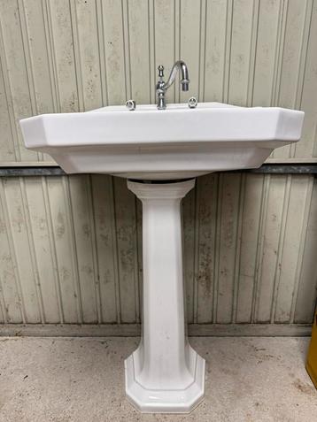 Heritage Wastafel met Zuil - In Goede Staat beschikbaar voor biedingen