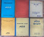 Technische documentatie en werkplaatshandboeken Peugeot 403, Ophalen of Verzenden, Overige merken