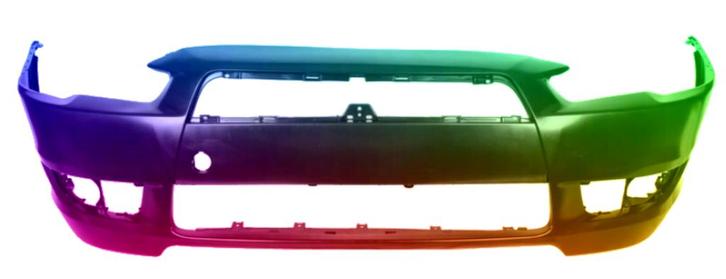 Voorbumper Voor Mitsubishi Lancer (CY0) Vanaf 2007 gespoten, Auto-onderdelen, Carrosserie en Plaatwerk, Bumper, Mitsubishi, Voor
