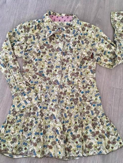 Carbone Heel mooi en stoer tuniekje / blouse , maatje 128, Kinderen en Baby's, Kinderkleding | Maat 128, Zo goed als nieuw, Meisje
